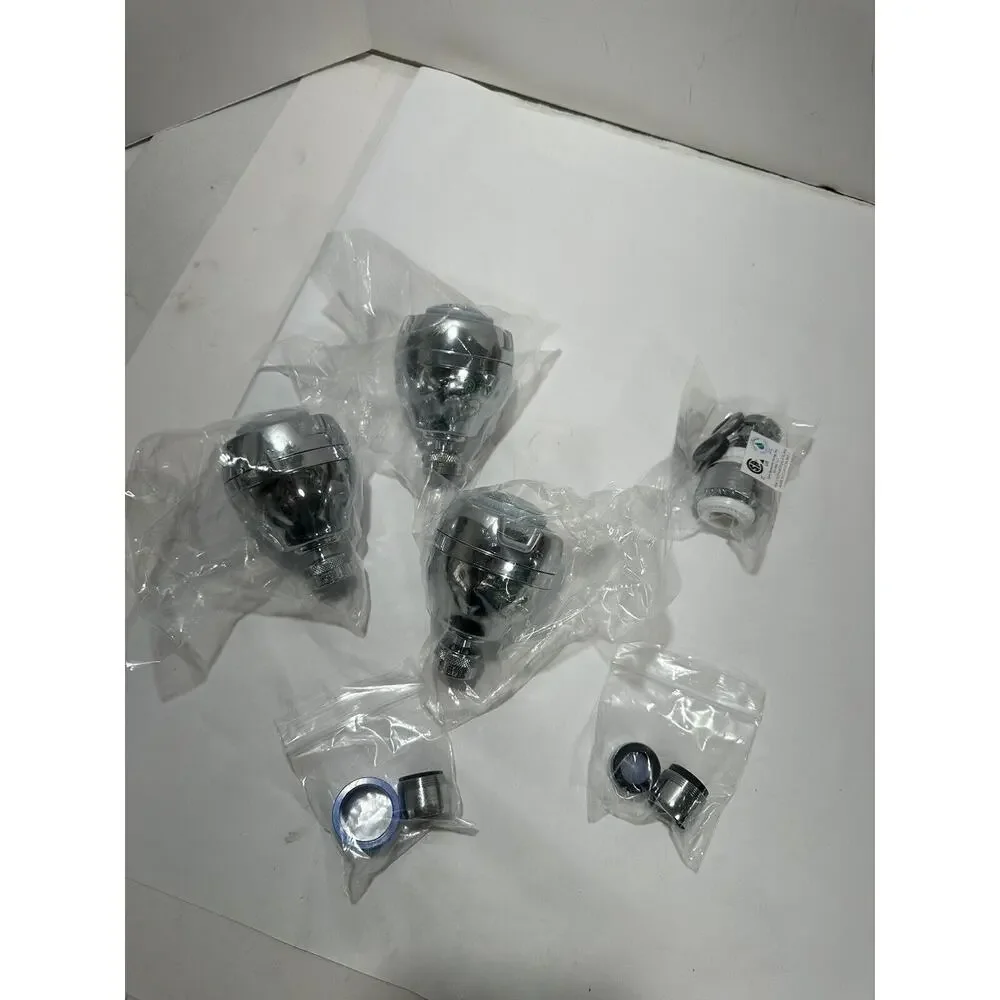 Lot 8pc Water Saving Kit - Shower Heads + Swivel Spray +‎ Bathroom Aerators Etc